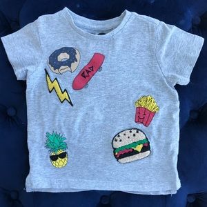 Toddler scratch and sniff shirt